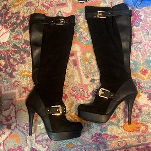 Sexy high heeled boots
